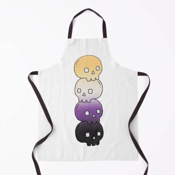 Item preview, Stacked Skulls – Yellow, White, Purple & Black Gothic Tower designed and sold by AliveStyle.