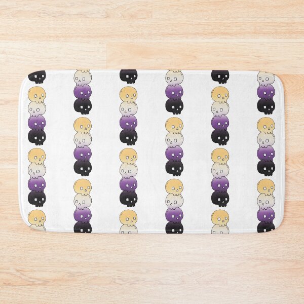 Item preview, Stacked Skulls – Yellow, White, Purple & Black Gothic Tower designed and sold by AliveStyle.