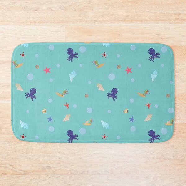 Item preview, Marine pattern, octopus designed and sold by PoppyPurple.