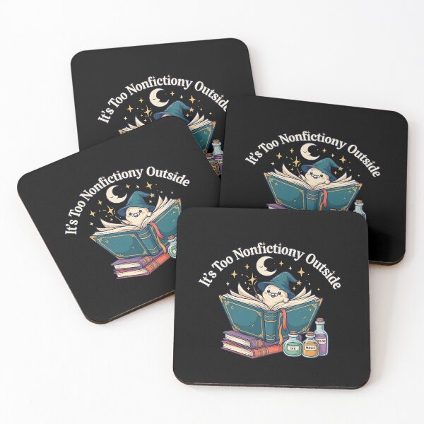 Item preview, It's Too Nonfictiony Outside Cute Literary Book Lover designed and sold by Redgiant87x.