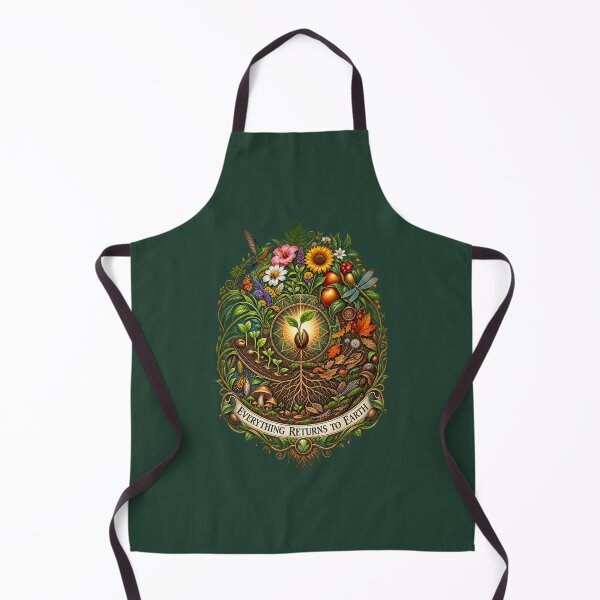 Item preview, Everything Returns to Earth | Sacred Cycle of Life | Nature Mandala Art designed and sold by 'VARI'.