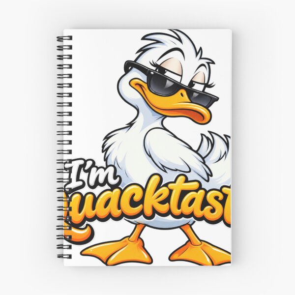 Aperçu de l'œuvre Je suis Quacktastic Duck créée et vendue par Inappropriate Ink.