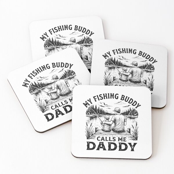Item preview, Fishing Buddy Daddy T-Shirt designed and sold by PrintAtelier.