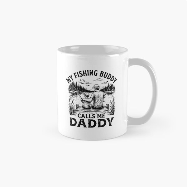 Item preview, Fishing Buddy Daddy T-Shirt designed and sold by PrintAtelier.