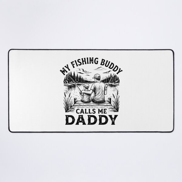 Item preview, Fishing Buddy Daddy T-Shirt designed and sold by PrintAtelier.