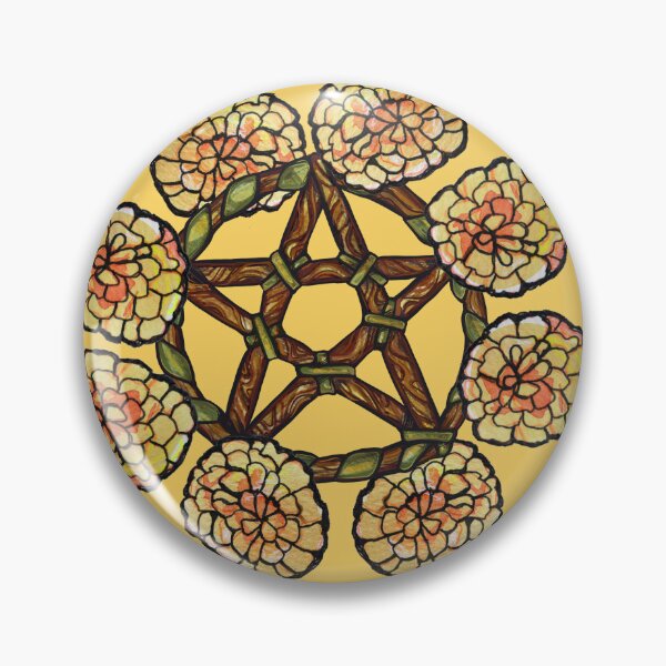 Aperçu de l'œuvre Pentacle de souci créée et vendue par lacychenault.