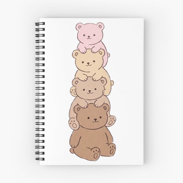 Item preview, Stacked Teddy Bears – Pink, Cream & Caramel Bear Tower designed and sold by AliveStyle.