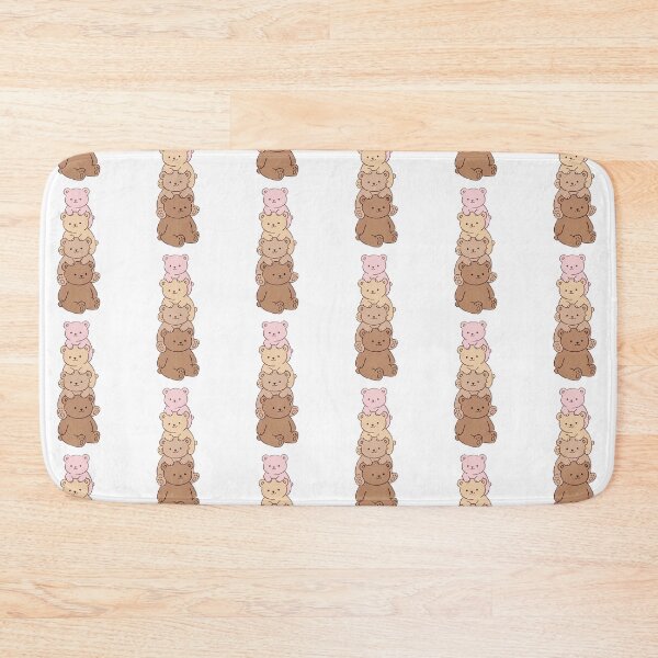 Item preview, Stacked Teddy Bears – Pink, Cream & Caramel Bear Tower designed and sold by AliveStyle.