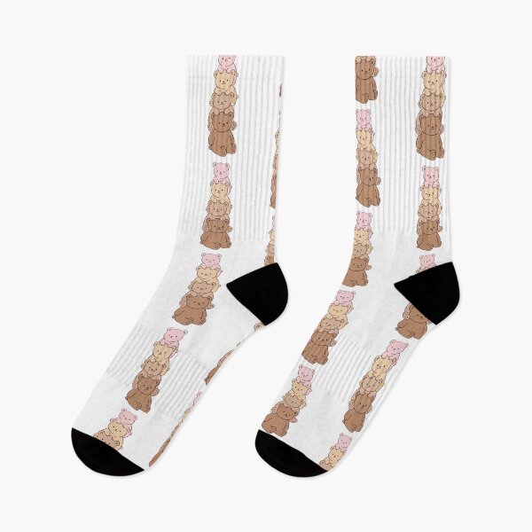 Item preview, Stacked Teddy Bears – Pink, Cream & Caramel Bear Tower designed and sold by AliveStyle.