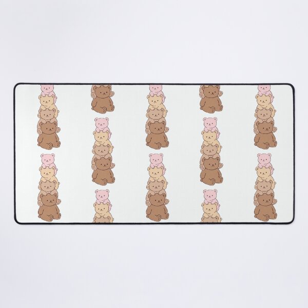 Item preview, Stacked Teddy Bears – Pink, Cream & Caramel Bear Tower designed and sold by AliveStyle.