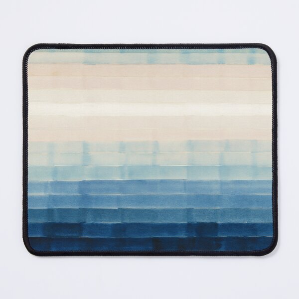 Item preview, Indigo Ombre Minimalist Coastal Abstract designed and sold by trajeado14.