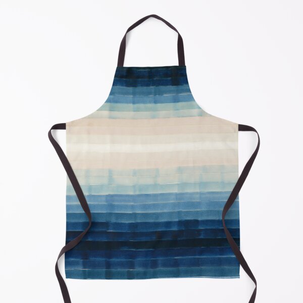 Item preview, Indigo Ombre Minimalist Coastal Abstract designed and sold by trajeado14.