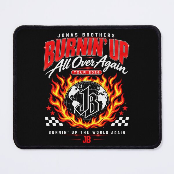Item preview, Jonas Brothers Burnin' Up Concert Music Tour 2026 designed and sold by MAClt3Art.