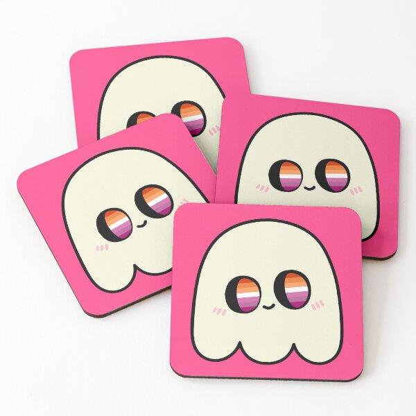 Item preview, Les-Boo – Kawaii Lesbian LGBTQ Halloween Ghost designed and sold by Cannaxes Studio.