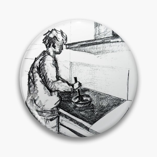 Item preview, The Cook | Graphite designed and sold by miguelfra.artwork.