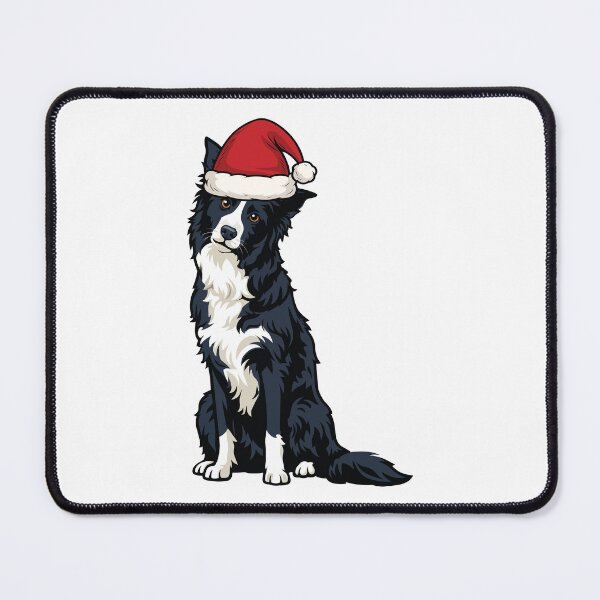 Item preview, Cute Border Collie Christmas Sticker designed and sold by Bluek9sDesign.