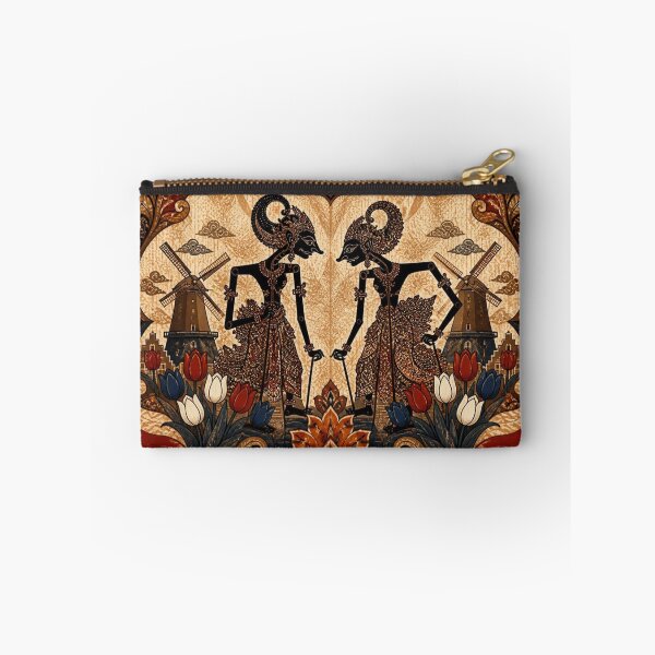 Item preview, Golden Batik Wayang Twin Puppets designed and sold by ChotipahArt.