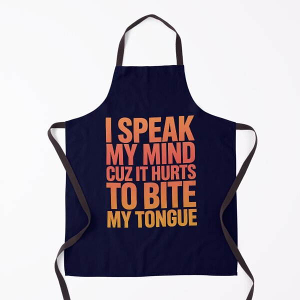 Item preview, Funny Sarcastic Humor I Speak My Mind Cuz It Hurts  designed and sold by fantasticdesign.