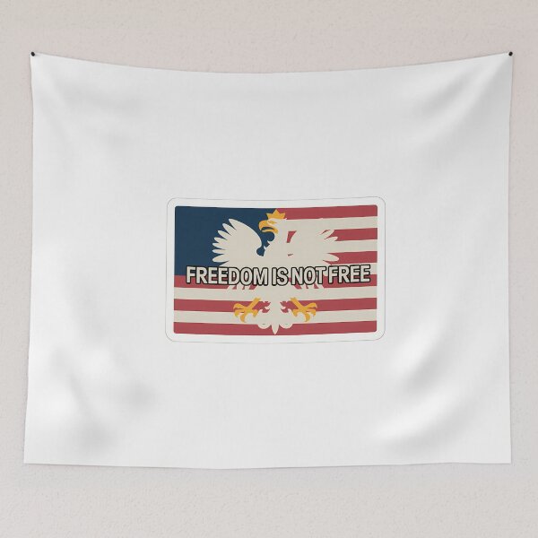 Item preview, Freedom is not free - American & Polish Unity designed and sold by NiftyWrx.