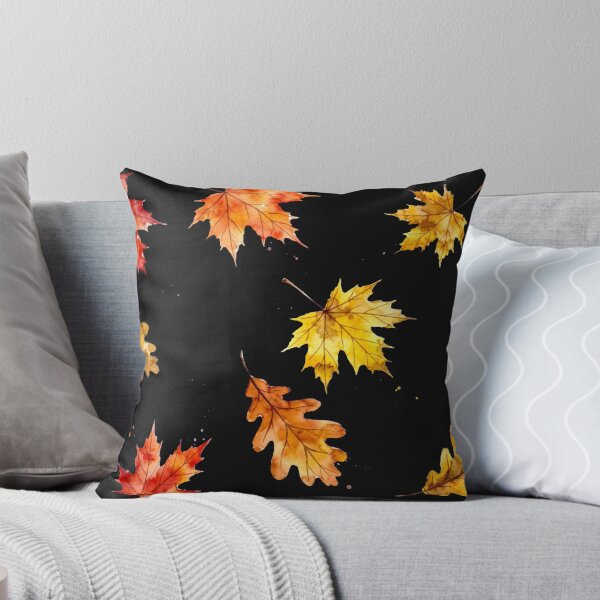 Item preview, Watercolor Falling Autumn Maple and Oak Leaves designed and sold by Surviving Monday Club.