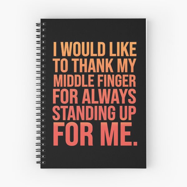 Item preview, Funny Sarcastic Humor I Would like To Thank My Middle Finger  designed and sold by fantasticdesign.