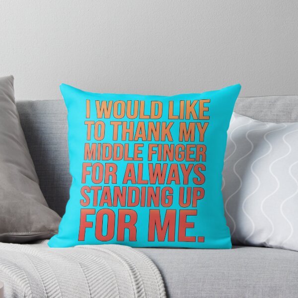 Item preview, Funny Sarcastic Humor I Would like To Thank My Middle Finger  designed and sold by fantasticdesign.