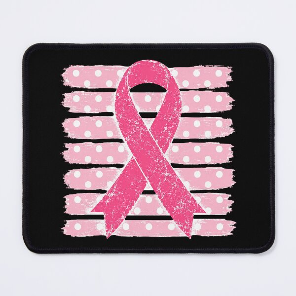 Item preview, Distressed Pink Ribbon With Polka Dots designed and sold by Lombardino.