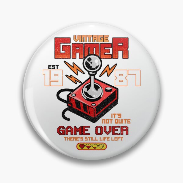 Item preview, Vintage Gamer Since 1987 Funny Birthday Gaming designed and sold by JRRTs.