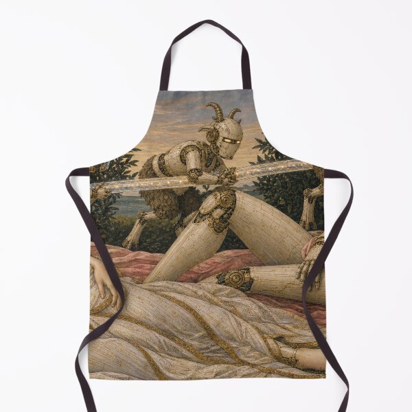 Item preview, Venus and Mars Center Panel Cyber Renaissance Art Print designed and sold by DMarquiseArt.