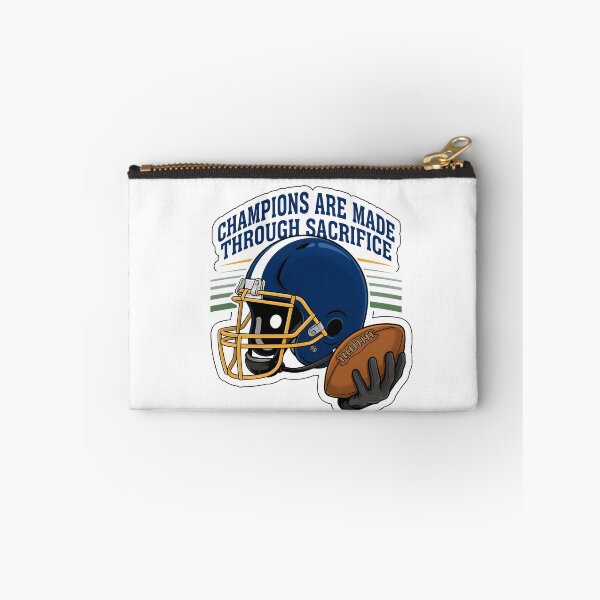 Item preview, Champions Through Sacrifice Football Design designed and sold by NiftyWrx.