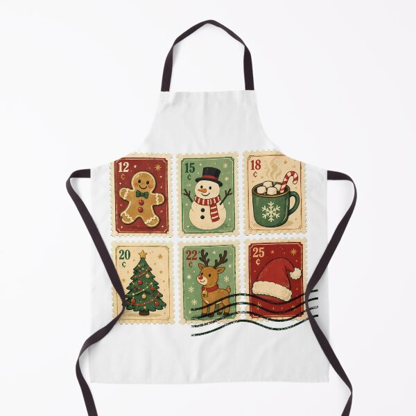 Item preview, Christmas Postage Stamp Collection Cozy Noel Mail designed and sold by nortowelcomics.
