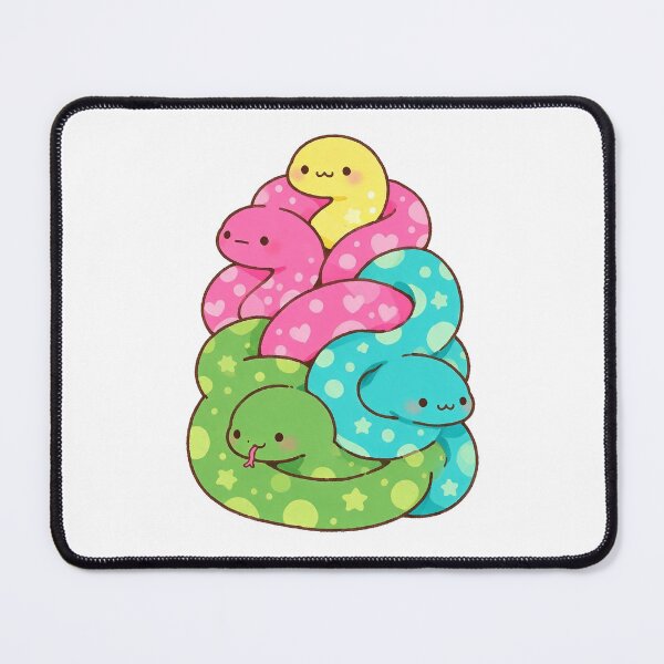 Item preview, Coiled Snake Squad – Colorful Reptiles with Hearts & Stars designed and sold by AliveStyle.