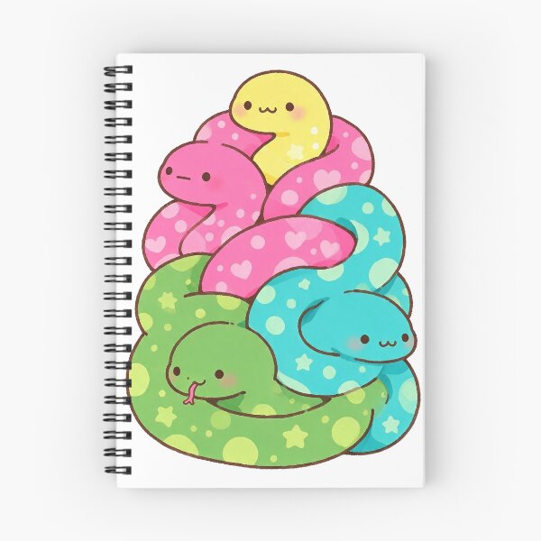 Item preview, Coiled Snake Squad – Colorful Reptiles with Hearts & Stars designed and sold by AliveStyle.