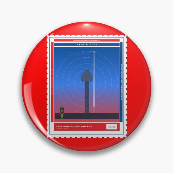 Item preview, Radio Canada International RCI Sackville 17820 kHz SWL Stamp 1970-2012 designed and sold by TribeGlyph.