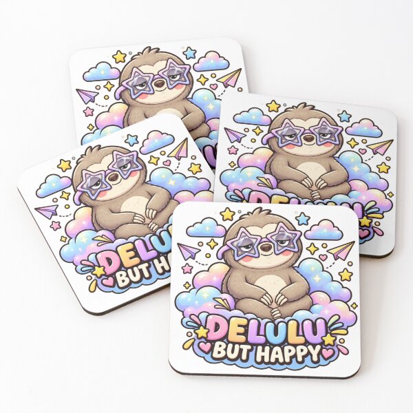 Item preview, Gen Z Delulu But Happy Cute Sloth designed and sold by HANG ON STUDIO .