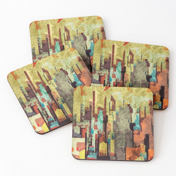 Item preview, Abstract city center designed and sold by kinpirks.