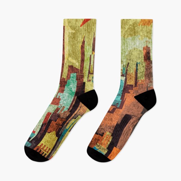 Item preview, Abstract city center designed and sold by kinpirks.