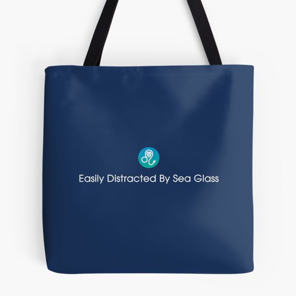 Item preview, Sea Glass - Funny Sea Glass Hunter Gifts - Beachcombing - Easily Distracted By Sea Glass designed and sold by DesignByLeo.
