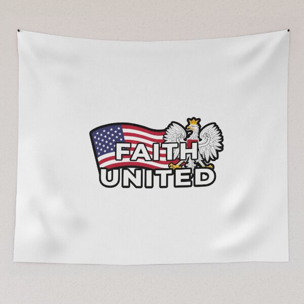 Artikelvorschau, Faith United – Amerikanisch & Polnisch entworfen und verkauft von NiftyWrx.