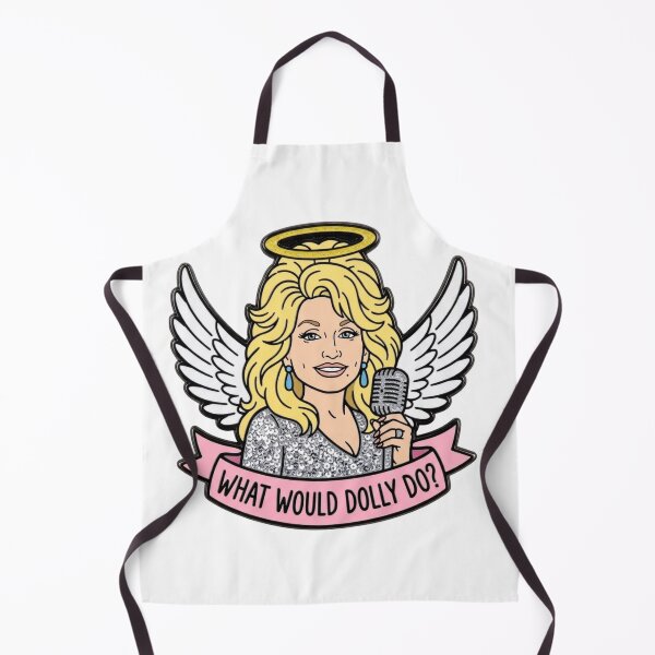 Item preview, What Would Dolly Do Angel Enamel Pin Style Country Music Legend Nashville Graphic designed and sold by raedattia.