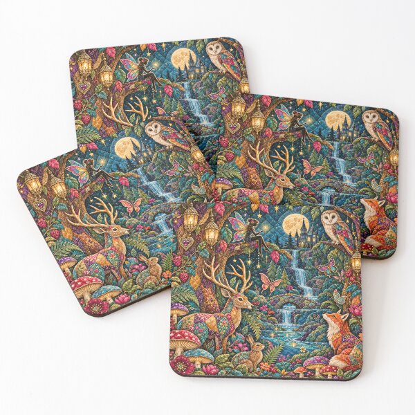 Item preview, The Quilted Forest  designed and sold by FloramoonArt.