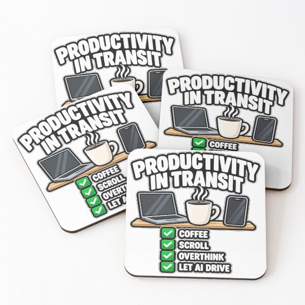 Item preview, Productivity In Transit Let AI Drive designed and sold by Kenzie & Co.