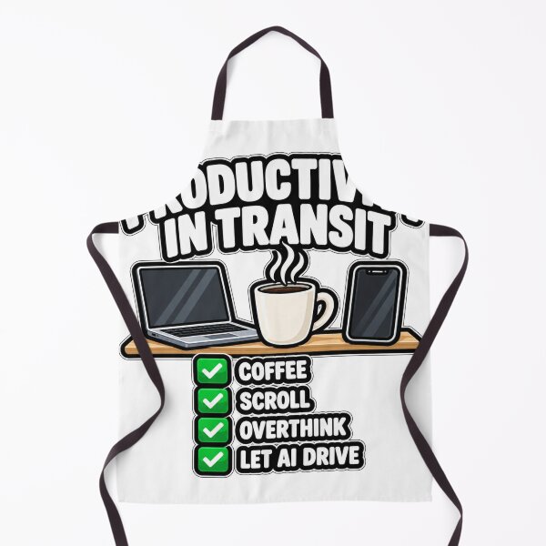Item preview, Productivity In Transit Let AI Drive designed and sold by Kenzie & Co.