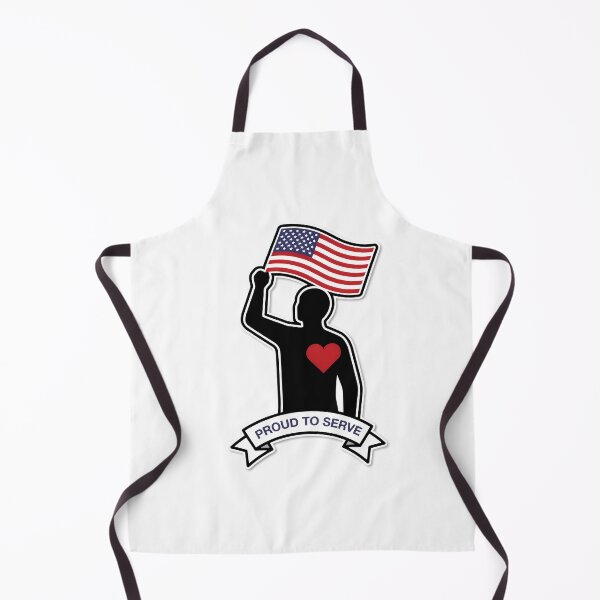 Item preview, Proud to Serve Patriotic Silhouette designed and sold by NiftyWrx.
