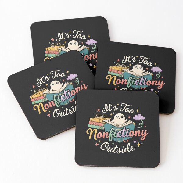 Item preview, It's Too Nonfictiony Outside Book Lover Fantasy Reader Quote designed and sold by Redgiant87x.