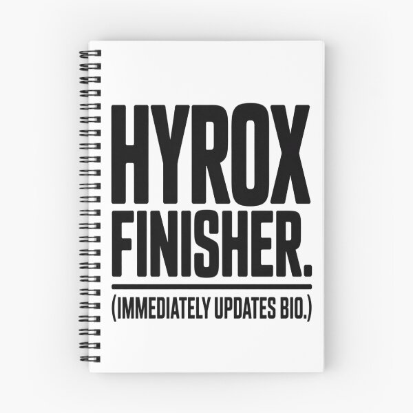 Item preview, HYROX Finisher Immediately Updates Bio Funny Shirt designed and sold by The Shared Suffering Collective.