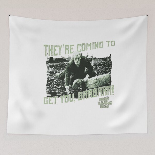 Item preview, Night of the Living Dead Zombie Graveyard Quote  designed and sold by JenoHapes.