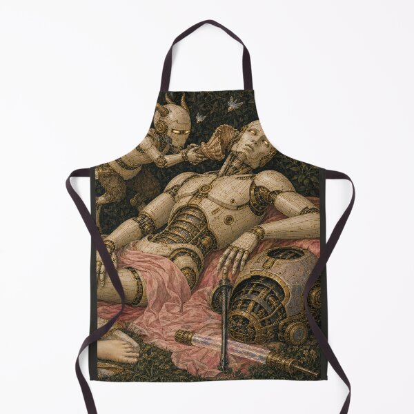 Item preview, Venus and Mars Right Panel Cyber Renaissance Art Print designed and sold by DMarquiseArt.