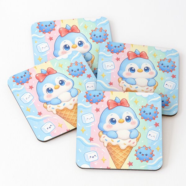 Item preview, Kawaii Penguin Ice Cream Wonderland designed and sold by Pure Craft.