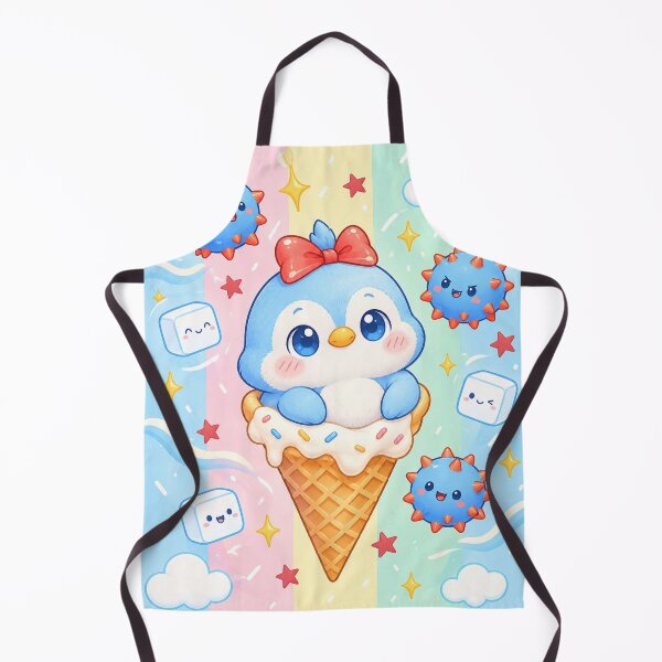 Item preview, Kawaii Penguin Ice Cream Wonderland designed and sold by Pure Craft.